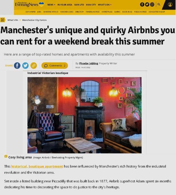 Boutique City Centre Flat By City Superhost Manchester Kültér fotó